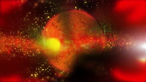 Goldener Planet