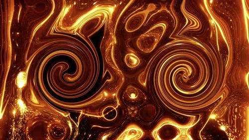 Space Gold Fraktal Vortex-Schleife