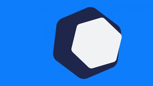 Hexagon transition background