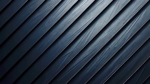 Dark, diagonal wooden planks. Abstract background of deep navy or black wood grain lines angled