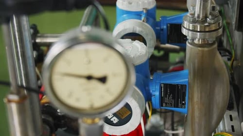 Parts of Equipment for Gas and Oil Refinery in Workshop