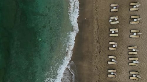 Aerial Video Alanya's Coastal Sunrise View
