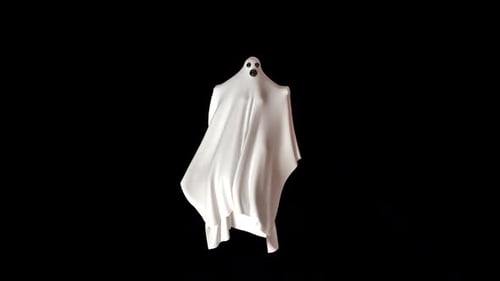 Halloween Ghost Dynamic Flow In Wind