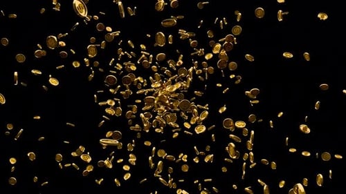 Goldmünze Rain 3