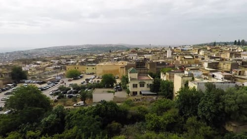 4K Footage of the old Medina in Fez (Fes El Bali), Morocco The ancient city and the oldest capital o