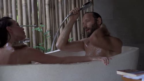 Couple Relaxing in a Bathtub Together at Home