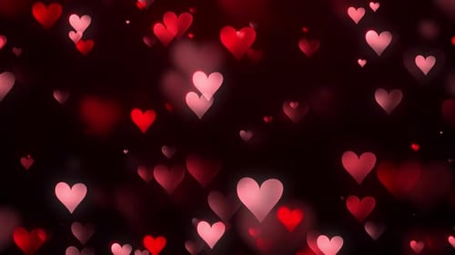 Roter Herz-Hintergrund zum Valentinstag