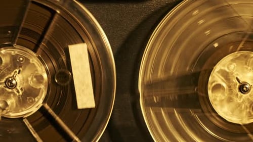 Vintage Open Reel to Reel Spinning