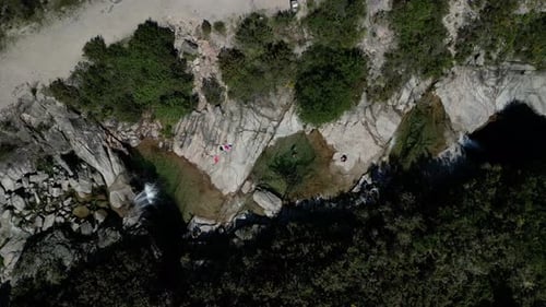 Aerial video of the Panda-Grace National Park, Portugal