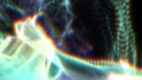 Abstrakte digitale Wellen-Hintergrundschleife
