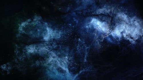 Nebula Blue Clouds Loop
