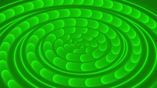 Green Abstract Background Animated Hypnotic Hurricane