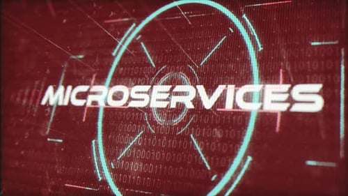 Futuristic Digital Data HUD Title Reveal Intro