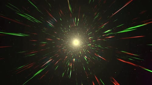 3d Abstract Moving High Tech Lines Concept for Space Time Travel Warp Speed