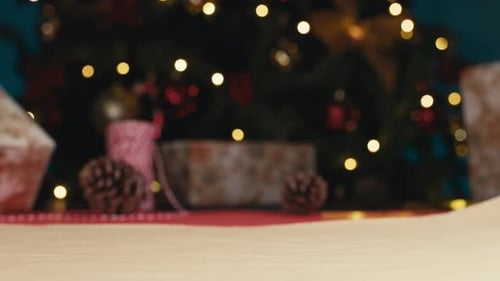 Hands Open Christmas Gift Paper