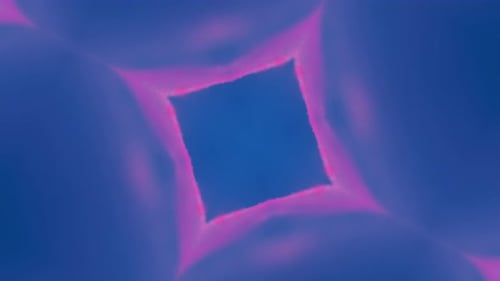 Abstract Neon Geometric Kaleidoscope Loop Background