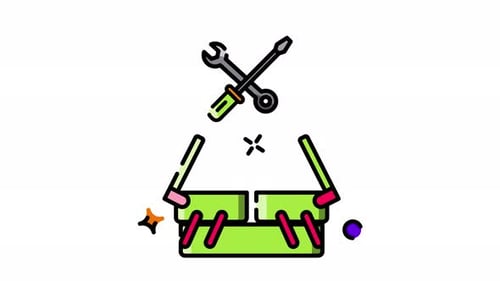 Animated Tools and Toolbox for Service and Repair Concepts