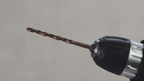 Close Up of Drill and Drill Bit