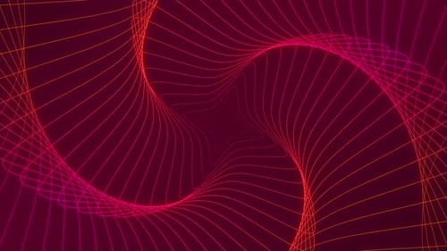 Abstract Lines waving loop Background