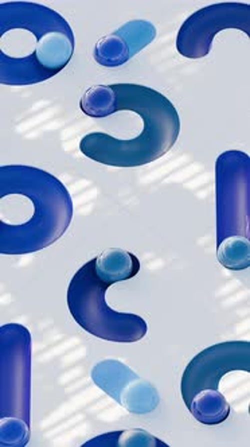 Geometric Path Colorful Balls 3d Loop