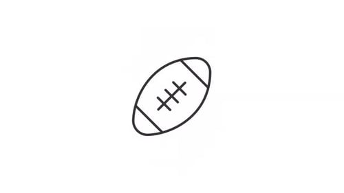 American Football Linear Animation