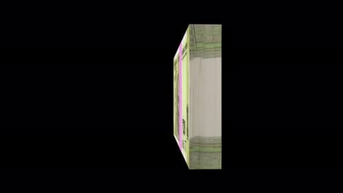 Animation 3D sur la monnaie indienne de 20 roupies
