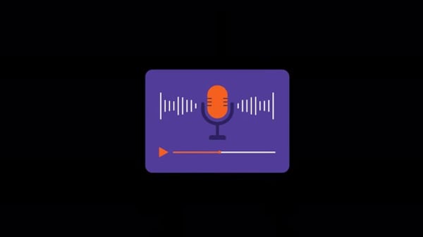 Animated Recording Timer Interface with Microphone Icon, Elements ...