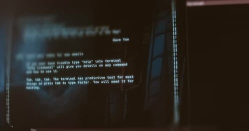 Jeu Vidéo de piratage avec instructions pour le joueur