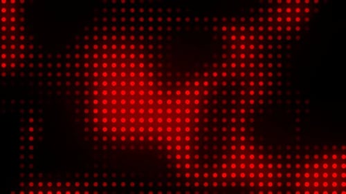 Glowing Halftone Dots Moving Background