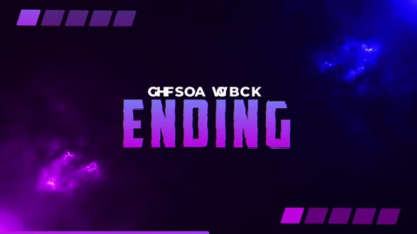 Streaming Outro Gradient Style Animation_V3, Backgrounds Motion ...
