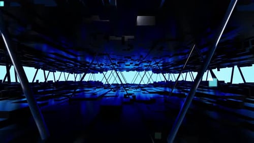 Technology Grid im Cyberspace-Hintergrund