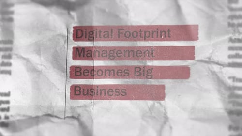 La gestion de l'empreinte numérique devient des titres à la une des journaux d'affaires