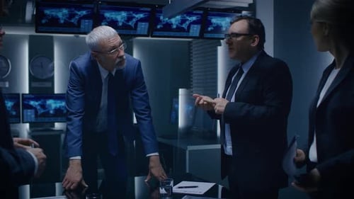 Business People Meeting in a Modern Office