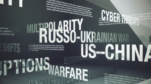 Global Geopolitical Risk: 2026 and Beyond Seamless Animation Loop