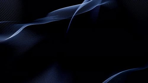 Abstract dark futuristic background. Big data visualization