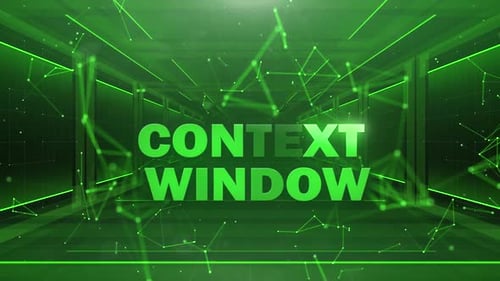 Context Window Ai Technology Digital Future Concept