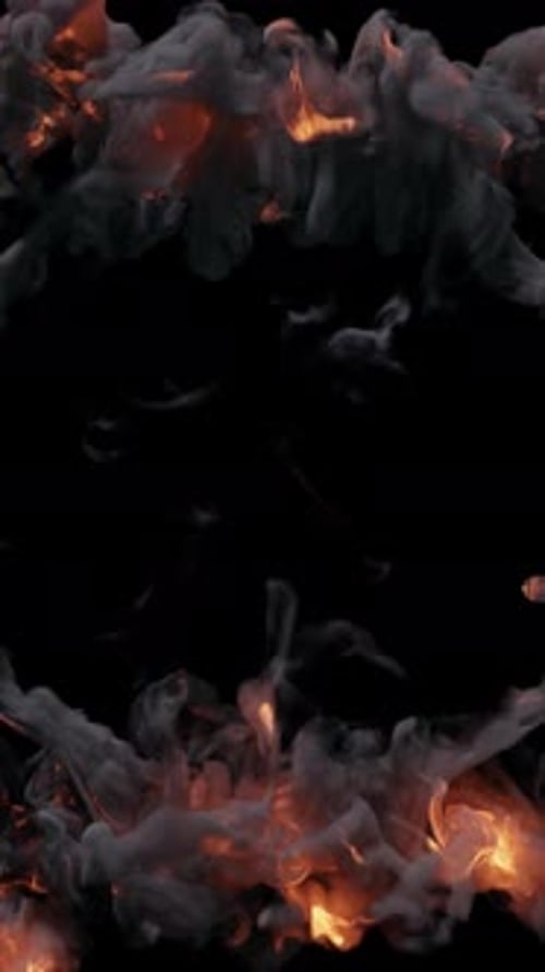 Social Media Fire Explosion Transition Reveal Alpha Channel Vertical Format (2)