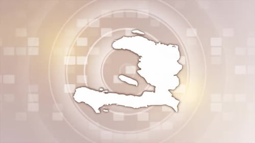 Clean Animated Map Outline Reveal with Digital Background