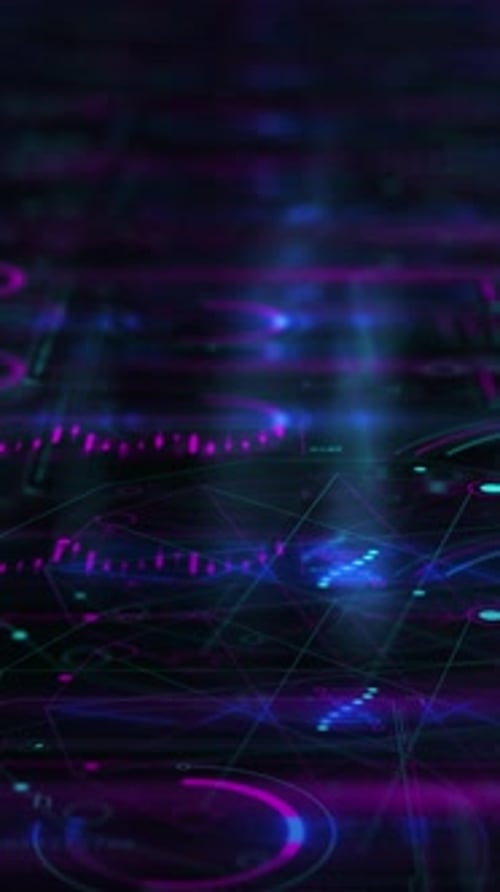 Movement of Abstract Data in Virtual Space