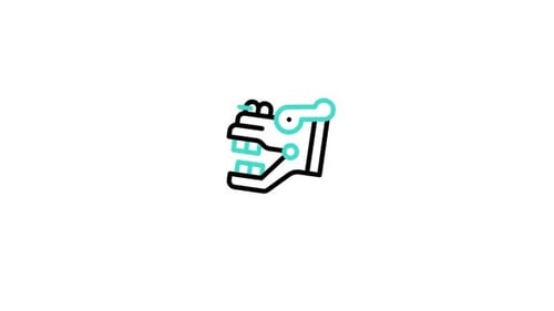 Animiertes Quetzalcoatl-Symbol