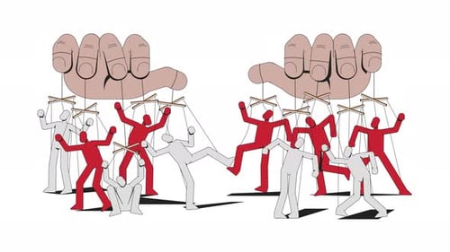 Animated Hands Controlling Human-like Puppet Figures