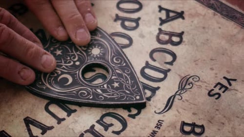 Man Is Playing With Spiritual Witchcraft Ouija Board 3