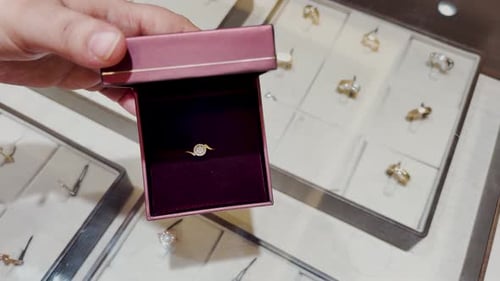 Sparkling Diamond Ring in Elegant Presentation Box