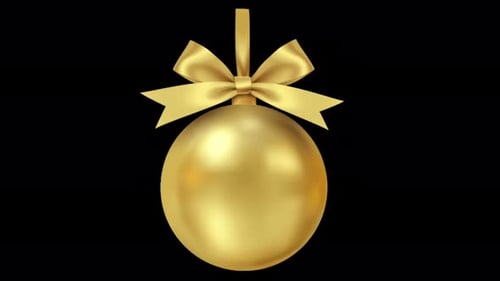 A Gold Balloon for Christmas