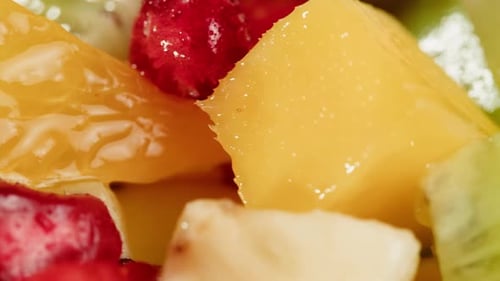 Close Up of Colorful Fruit Salad