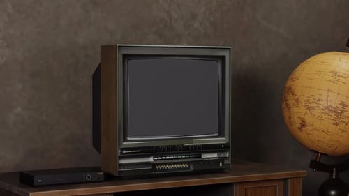 Vintage Television Static and Glitch Screen Effect