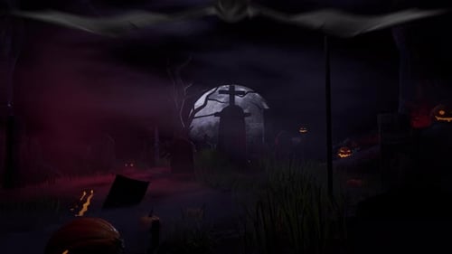 Animación de fondo de la noche