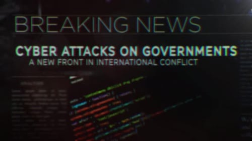 Breaking News Cyber Attack Digital Code Opener