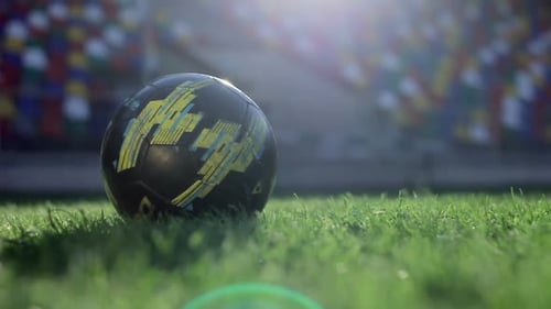 Slow Motion Kicking A Ball