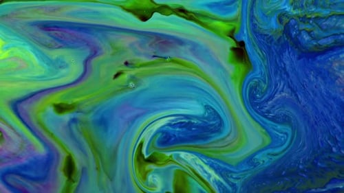 Colorful Fluid Abstract Mixing